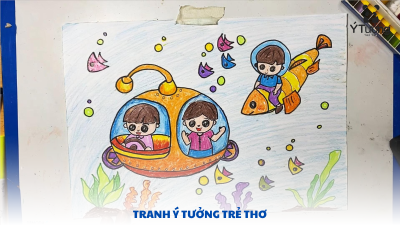 tranh ý tưởng trẻ thơ