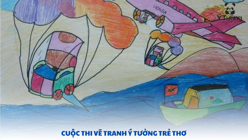 cuộc thi vẽ tranh ý tưởng trẻ thơ